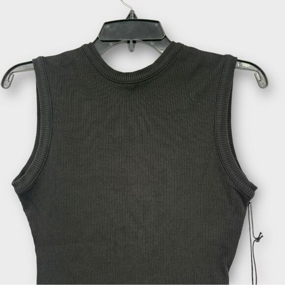 Agolde Sutton V-Back Bodysuit in Black Women’s Size L NWT - Picture 5 of 11